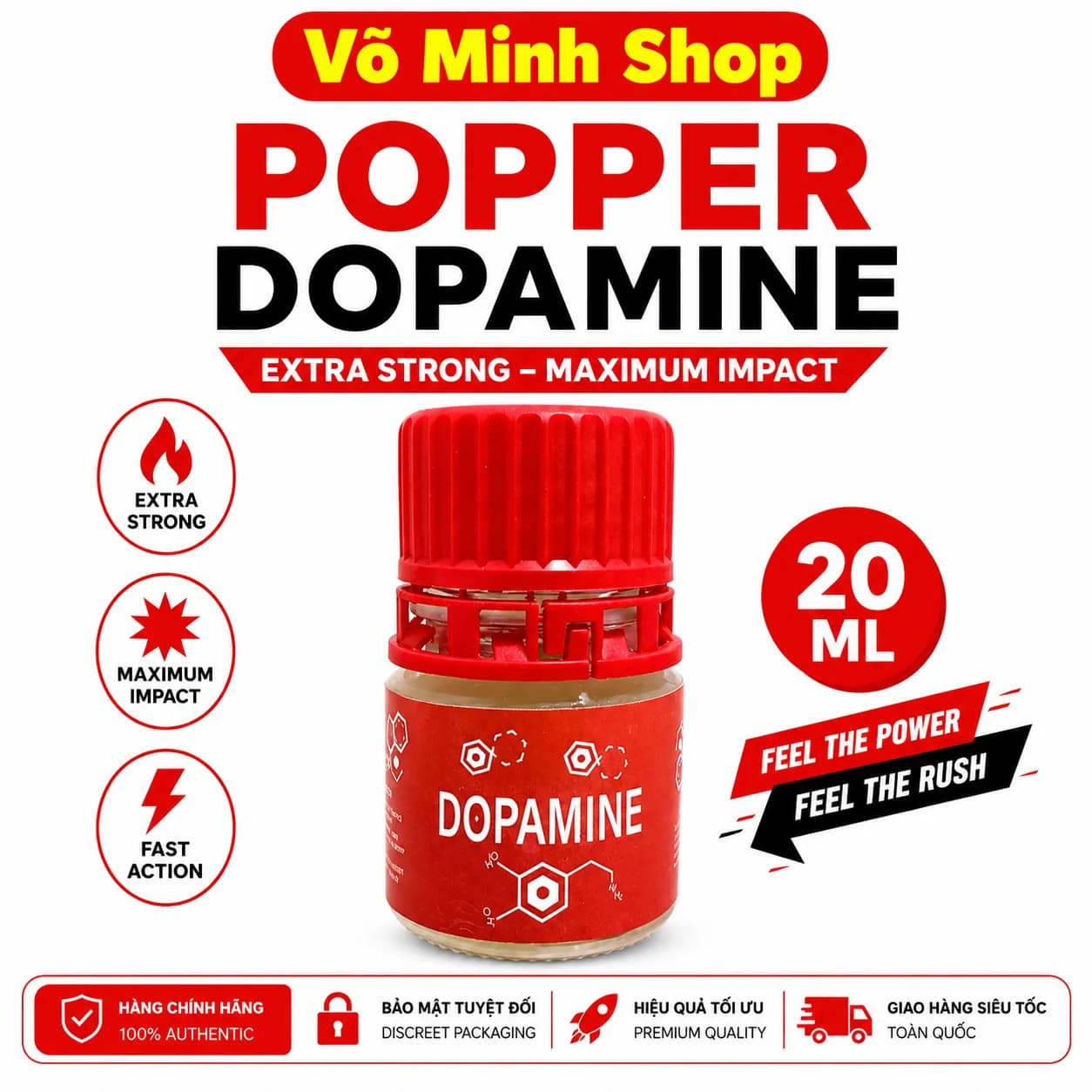 Popper Dopamine 20ml Chính Hãng - Cảm Xúc Thăng Hoa | Võ Minh Shop (vominhshop.com)